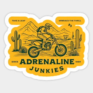 Adrenalin Junkie Sticker